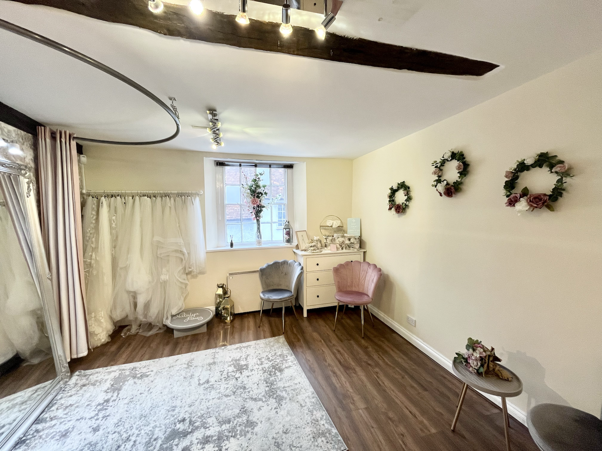 Private fitting studio at Natalya James Alterations